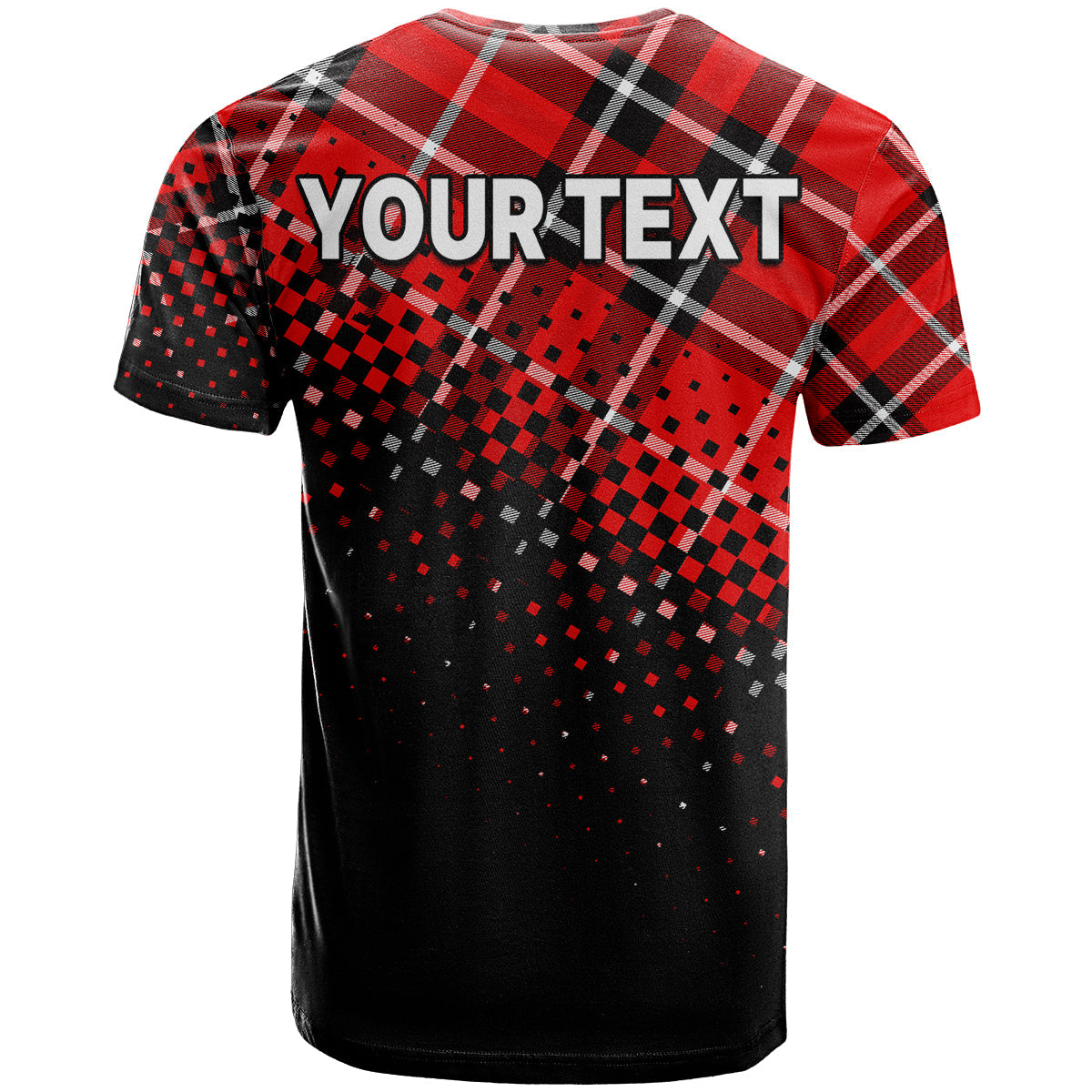 Custom Scottish Gaelic T-Shirt Crest Scotland Lion Tartan Graphic Tee