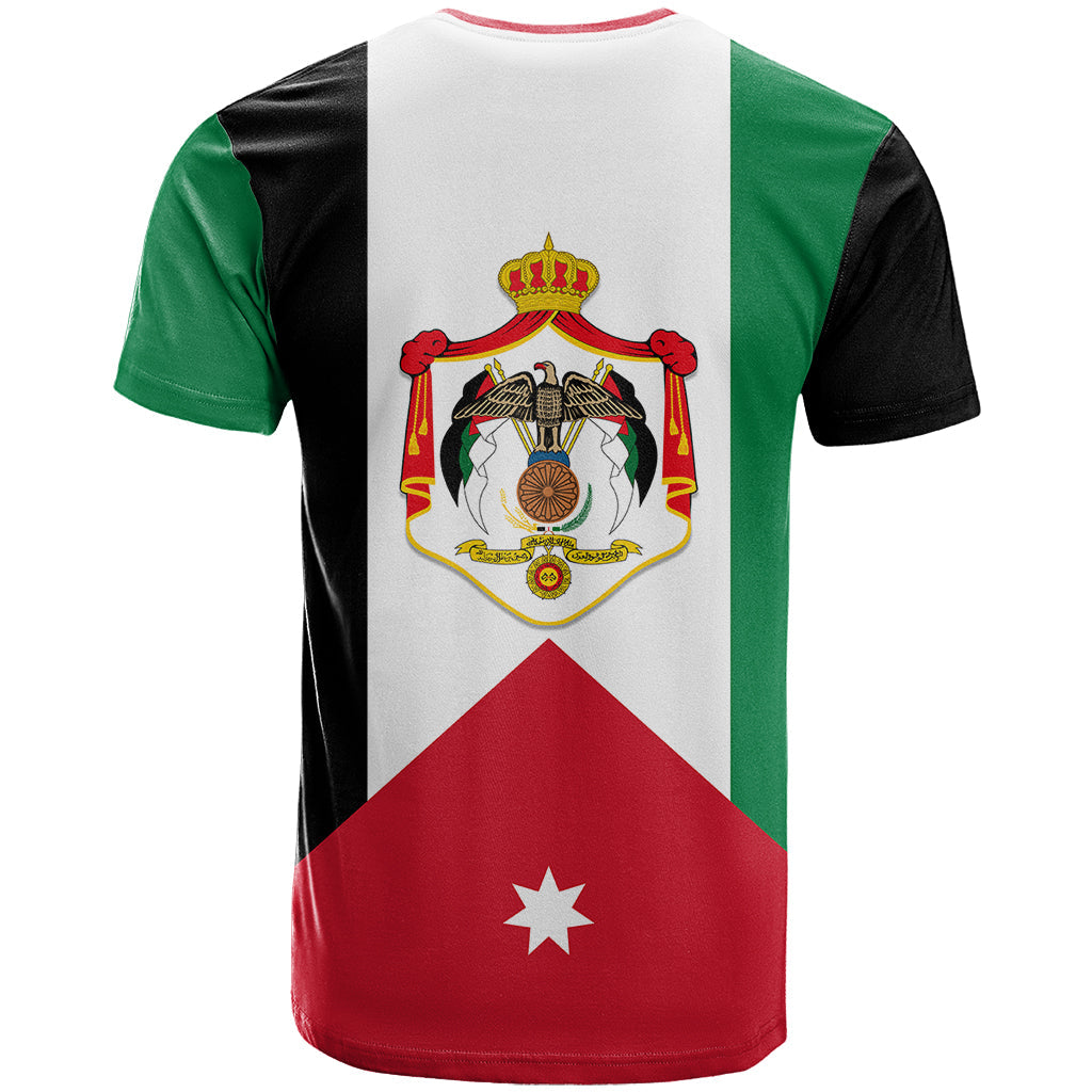 Hashemite Kingdom of Jordan T-Shirt Jordan Flag Style Graphic Tee