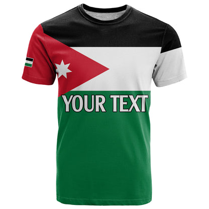 Personalised Jordan T-Shirt Jordan Independence Anniversary Simple Flag Style Graphic Tee