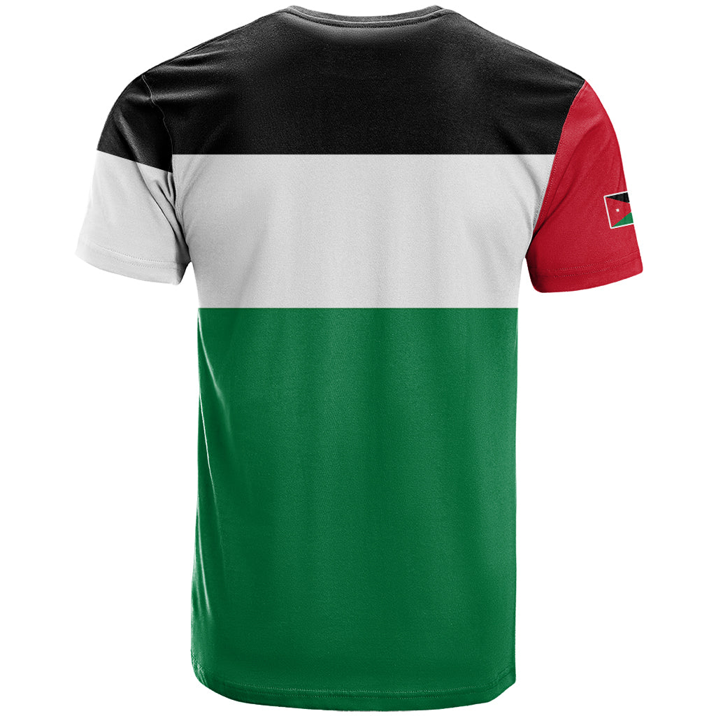 Personalised Jordan T-Shirt Jordan Independence Anniversary Simple Flag Style Graphic Tee