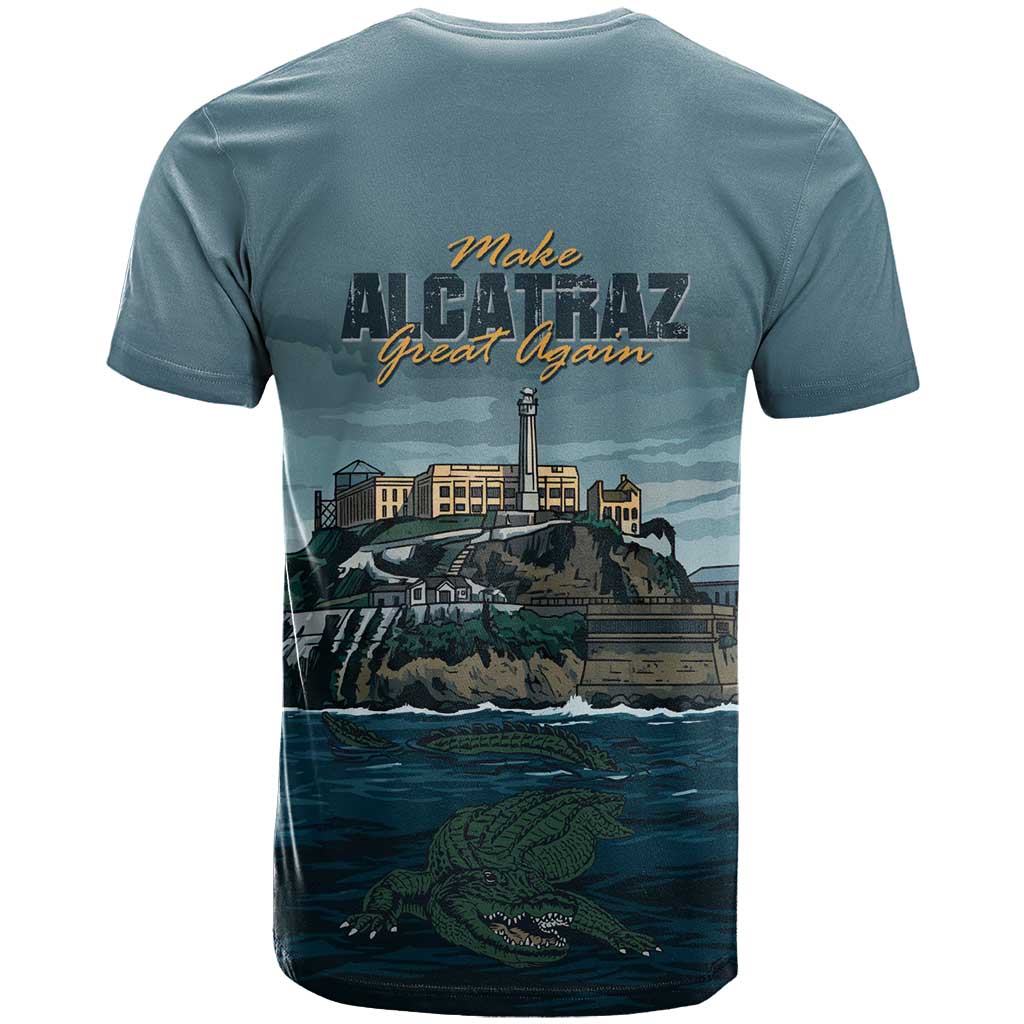 Make Alcatraz Great Again T-Shirt Vintage Retro Graphic Tee