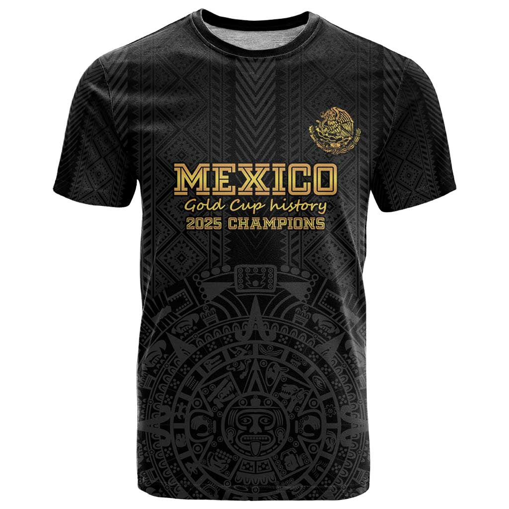 Mexico Football Custom T-Shirt Mexico's Make History 2025 Gold Style Graphic Tee