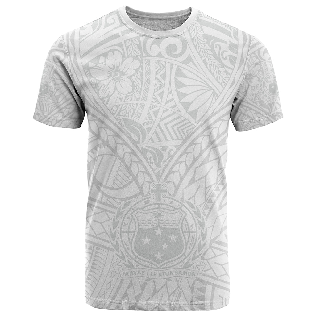 Samoa Lotu Tamaiti T-Shirt Polynesian White Sunday Simple Graphic Tee