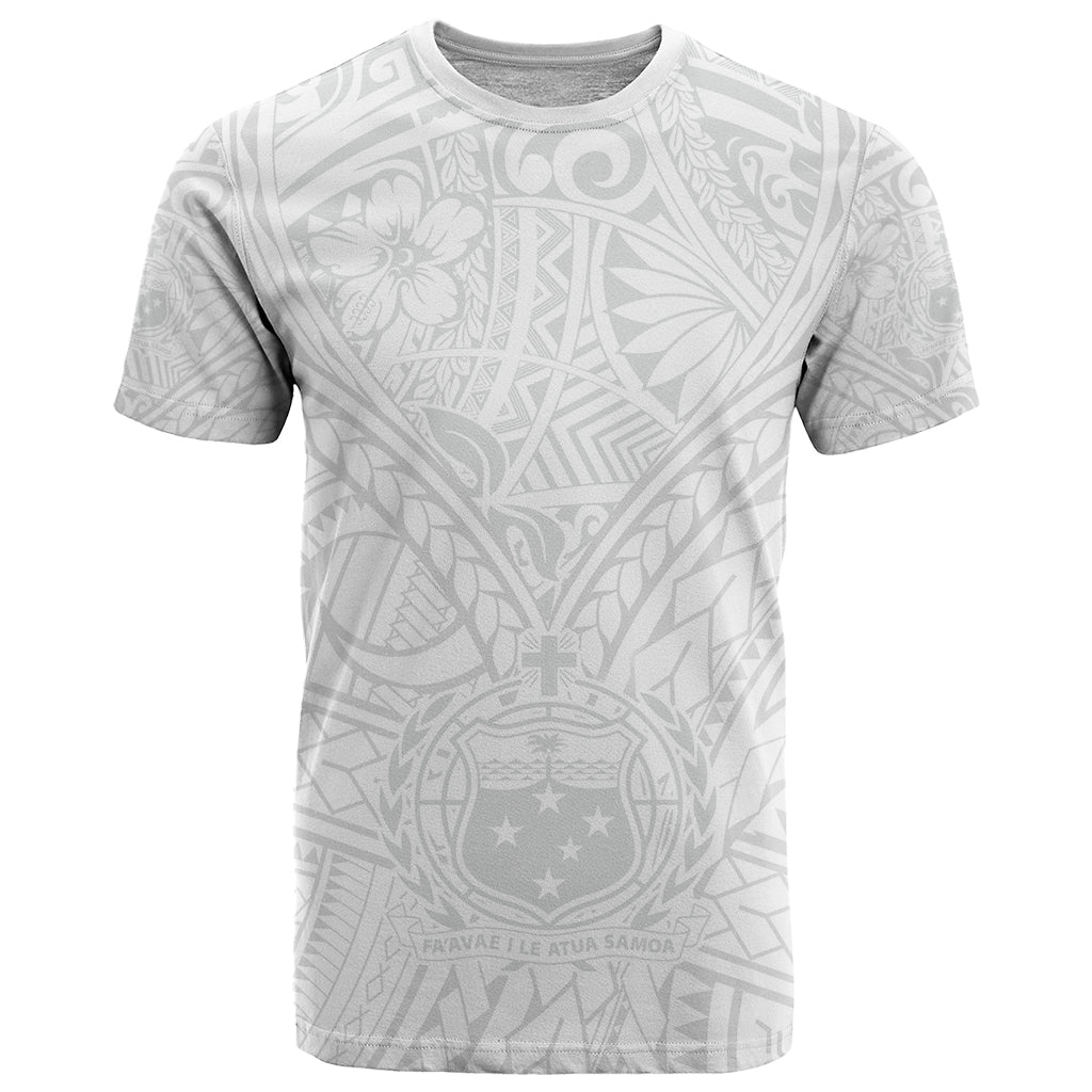 Samoa Lotu Tamaiti T-Shirt Polynesian White Sunday Simple Graphic Tee