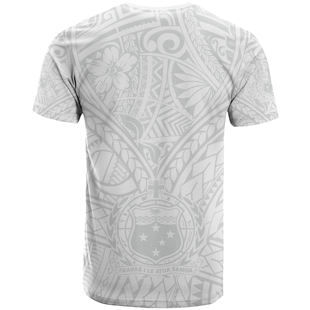 Samoa Lotu Tamaiti T-Shirt Polynesian White Sunday Simple Graphic Tee