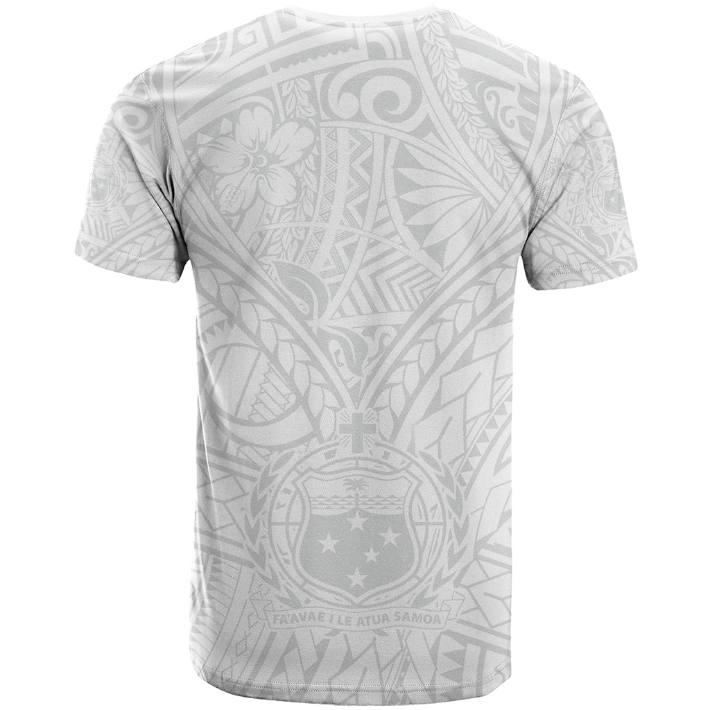 Samoa Lotu Tamaiti T-Shirt Polynesian White Sunday Simple Graphic Tee