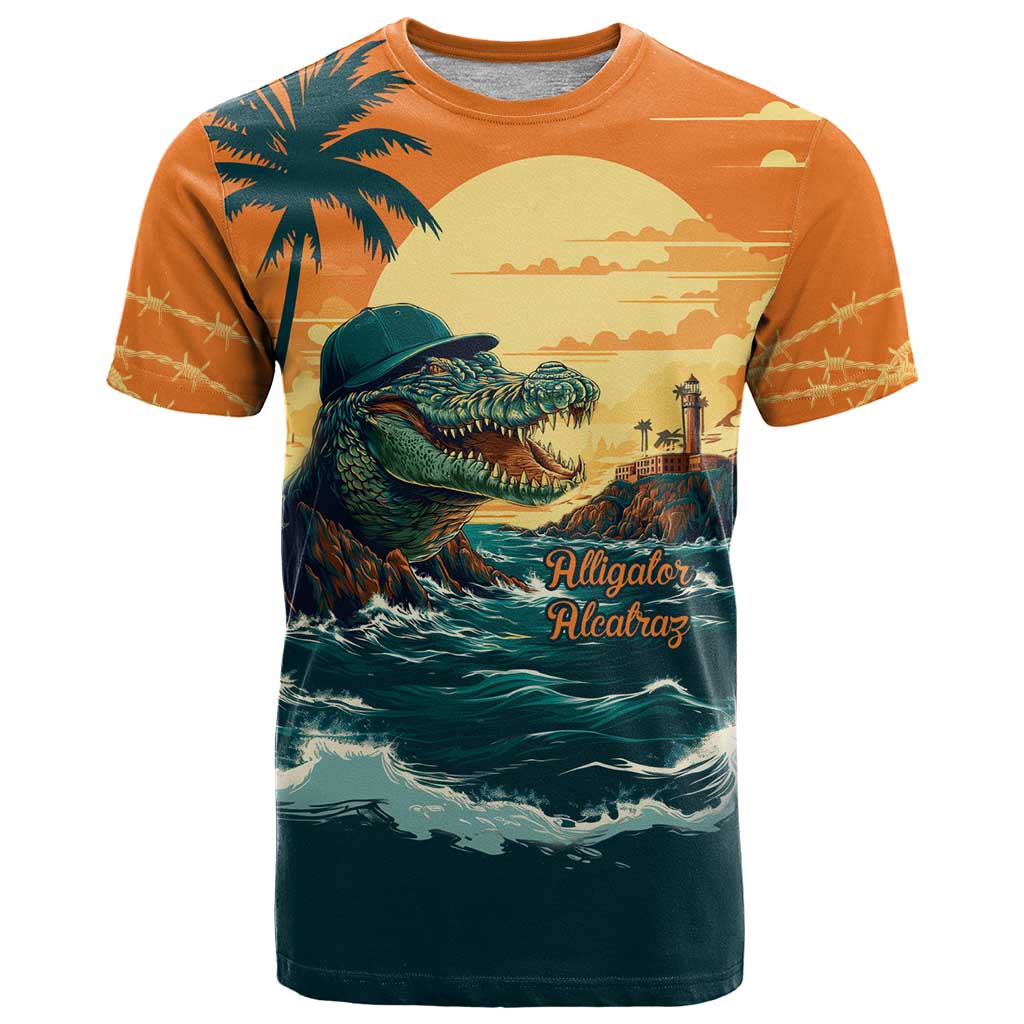 Everglades Alligator Alcatraz Vintage T-Shirt Graphic Tee