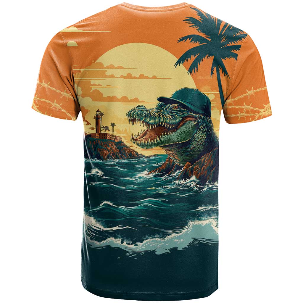 Everglades Alligator Alcatraz Vintage T-Shirt Graphic Tee