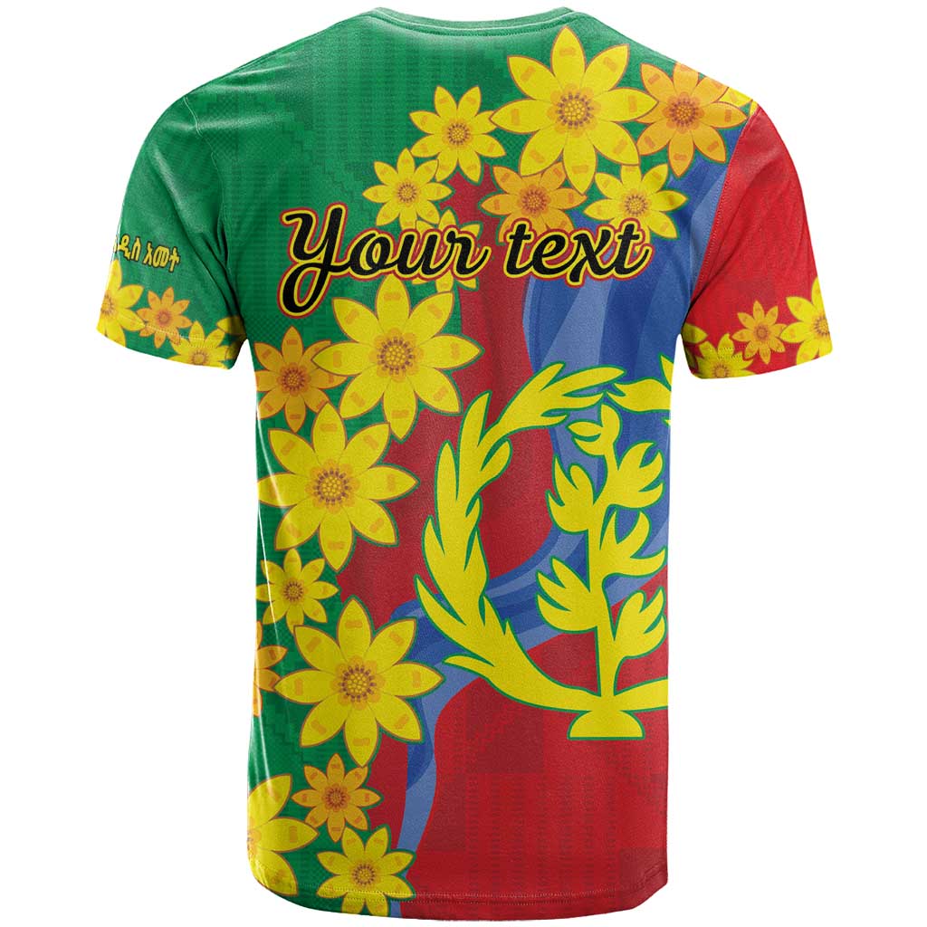 Eritrea New Year Personalized T-Shirt Enkutatash Adey Abeba Flower Art Graphic Tee