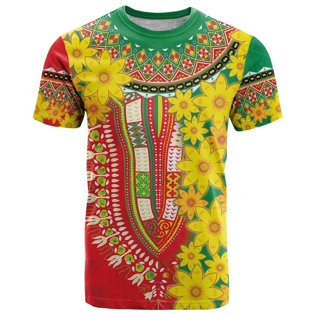Ethiopian New Year T-Shirt Enkutatash Adey Abeba Flower Art Graphic Tee