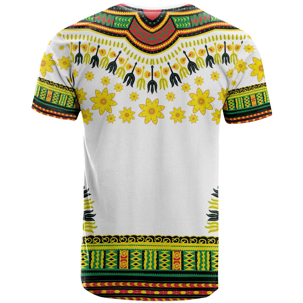 Enkutatash Dashiki and Adey Abeba T-Shirt Graphic Tee