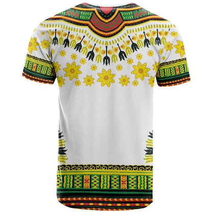 Enkutatash Dashiki and Adey Abeba T-Shirt Graphic Tee