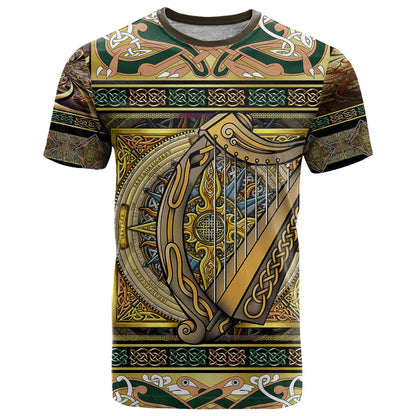Ireland Shamrock T-Shirt Celtic Knot Traditional Irish Symbol Graphic Tee