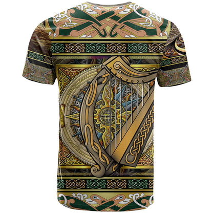 Ireland Shamrock T-Shirt Celtic Knot Traditional Irish Symbol Graphic Tee