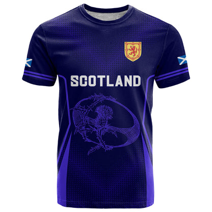 Scotland Rugby T-Shirt Scottish Thistle World Cup Graphic Tee