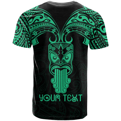 Personalised New Zealand Te Reo Maori T-Shirt Kia Kaha Maori Language Week Green Style Graphic Tee