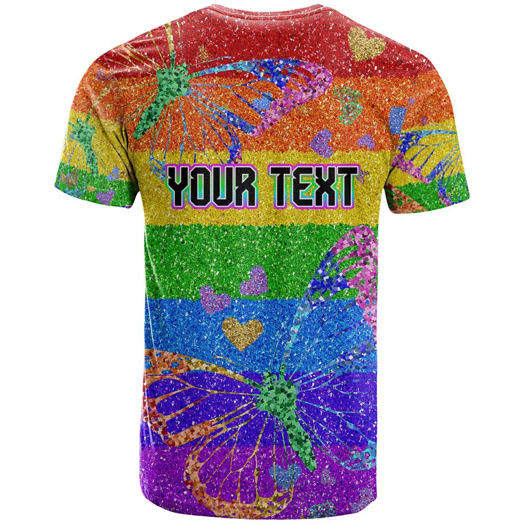 Sydney Mardi Gras Personalized T-Shirt Pride Rainbow Glitter Colorful Style Graphic Tee