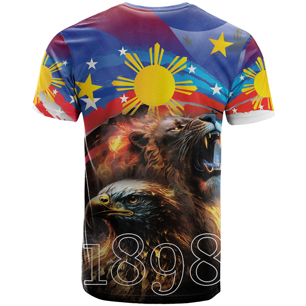 Philippines Lion and Eagle 1898 T-Shirt Pilipinas Maligayang Araw ng Kalayaan Graphic Tee