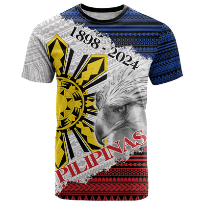 Philippines 126th Independence Day T-Shirt Pilipinas Hunyo 12 Maligayang Araw ng Kalayaan Graphic Tee