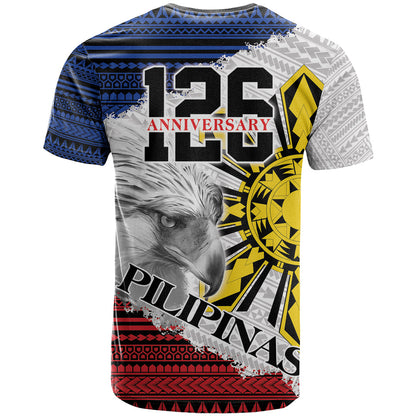 Philippines 126th Independence Day T-Shirt Pilipinas Hunyo 12 Maligayang Araw ng Kalayaan Graphic Tee