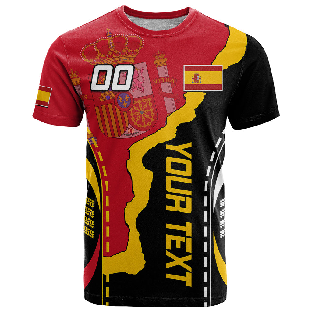 Custom Spain T-Shirt La Rojita Football Go Champions Graphic Tee