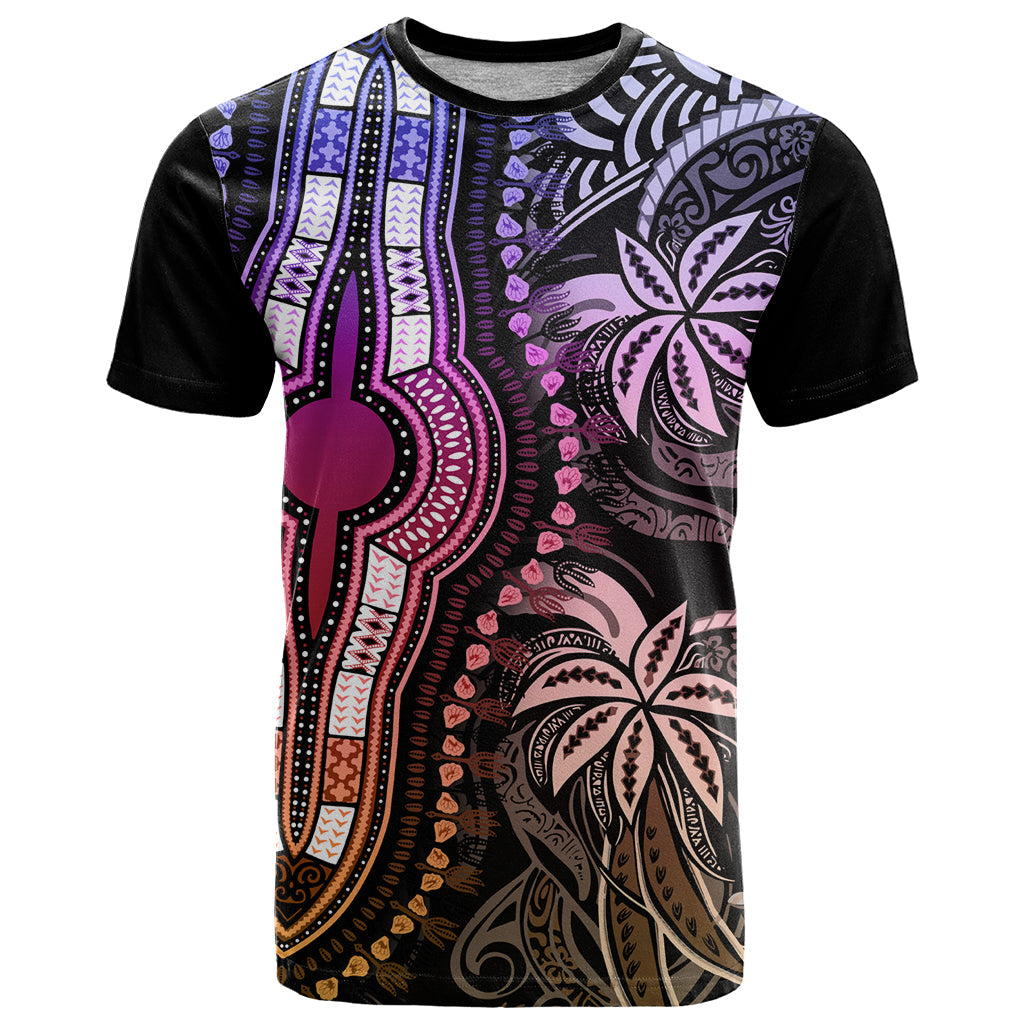Polynesia Dashiki T-Shirt Polynesia and Africa Traditional Special Together Pastel Graphic Tee