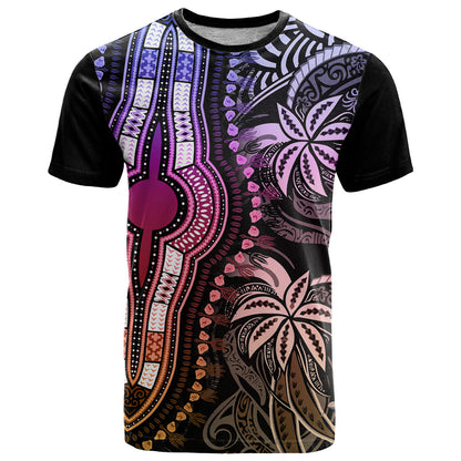 Polynesia Dashiki T-Shirt Polynesia and Africa Traditional Special Together Pastel Graphic Tee