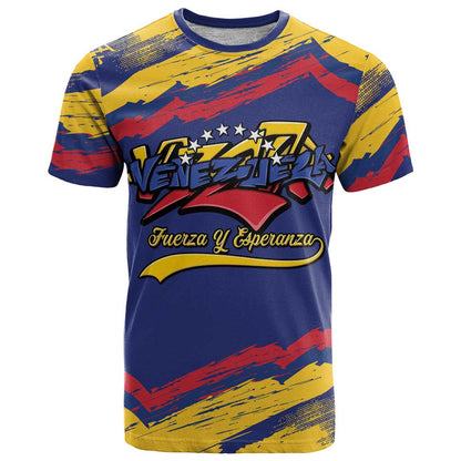 Venezuela Fuerza Y Esperanza T-Shirt Graphic Tee