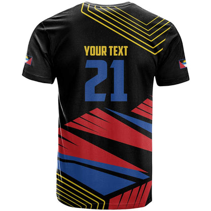 Custom Caribbean Cricket Antigua and Barbuda T-Shirt Graphic Tee