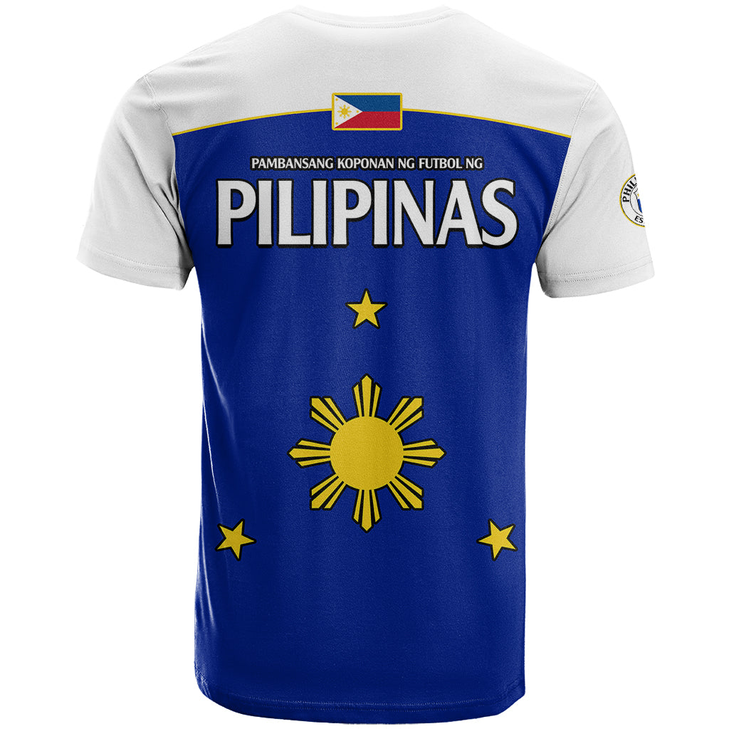 Philippines Concept Home FootbT-Shirt Pilipinas Flag White Style Graphic Tee