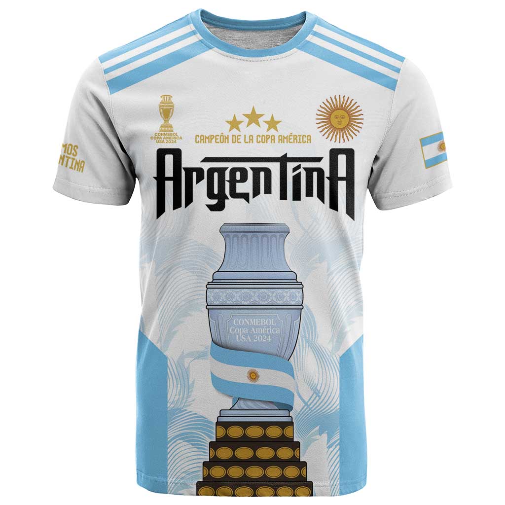 Argentina Champions Football Custom T-Shirt Campeon de America Graphic Tee