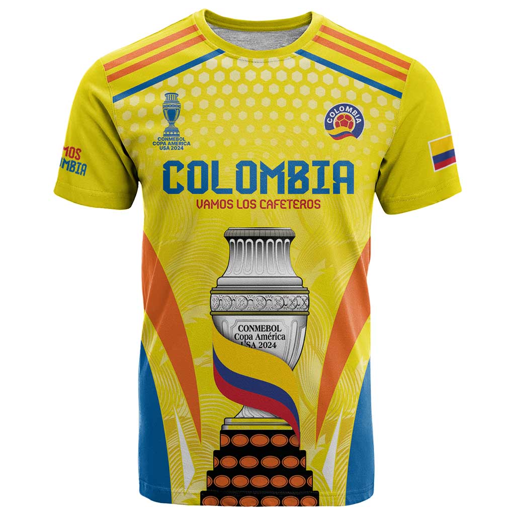 Colombia Champion Football Custom T-Shirt Los Cafeteros Somos Campeones Graphic Tee