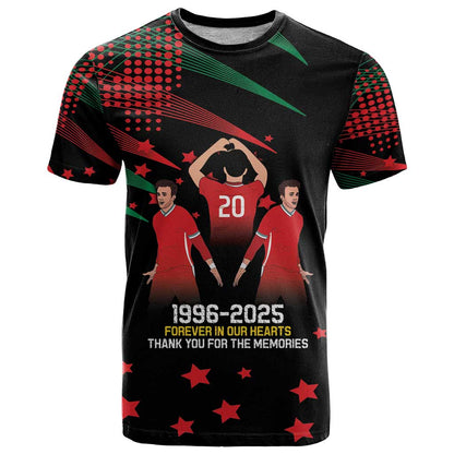 Portuguese Footballer Memorial T-Shirt 1996-2025 Forever In Our Hearts Graphic Tee