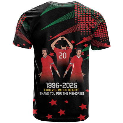 Portuguese Footballer Memorial T-Shirt 1996-2025 Forever In Our Hearts Graphic Tee