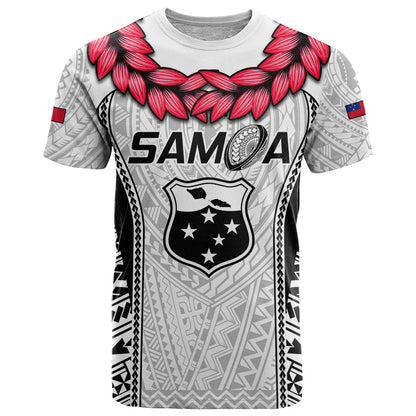 Custom Samoa Rugby T-Shirt Go Champions World Cup Polynesian Unique Graphic Tee