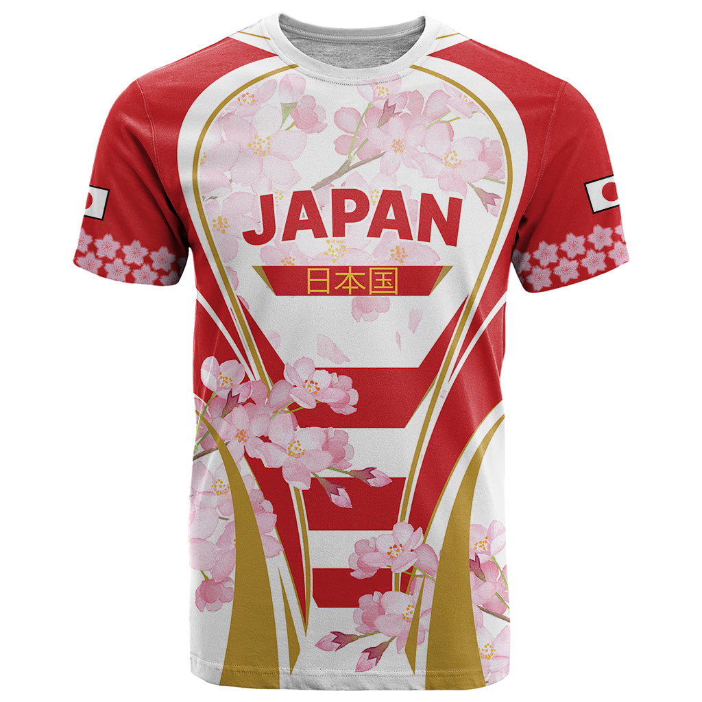 Custom Japan Rugby T-Shirt World Cup Go Brave Blossoms Sporty Style Graphic Tee