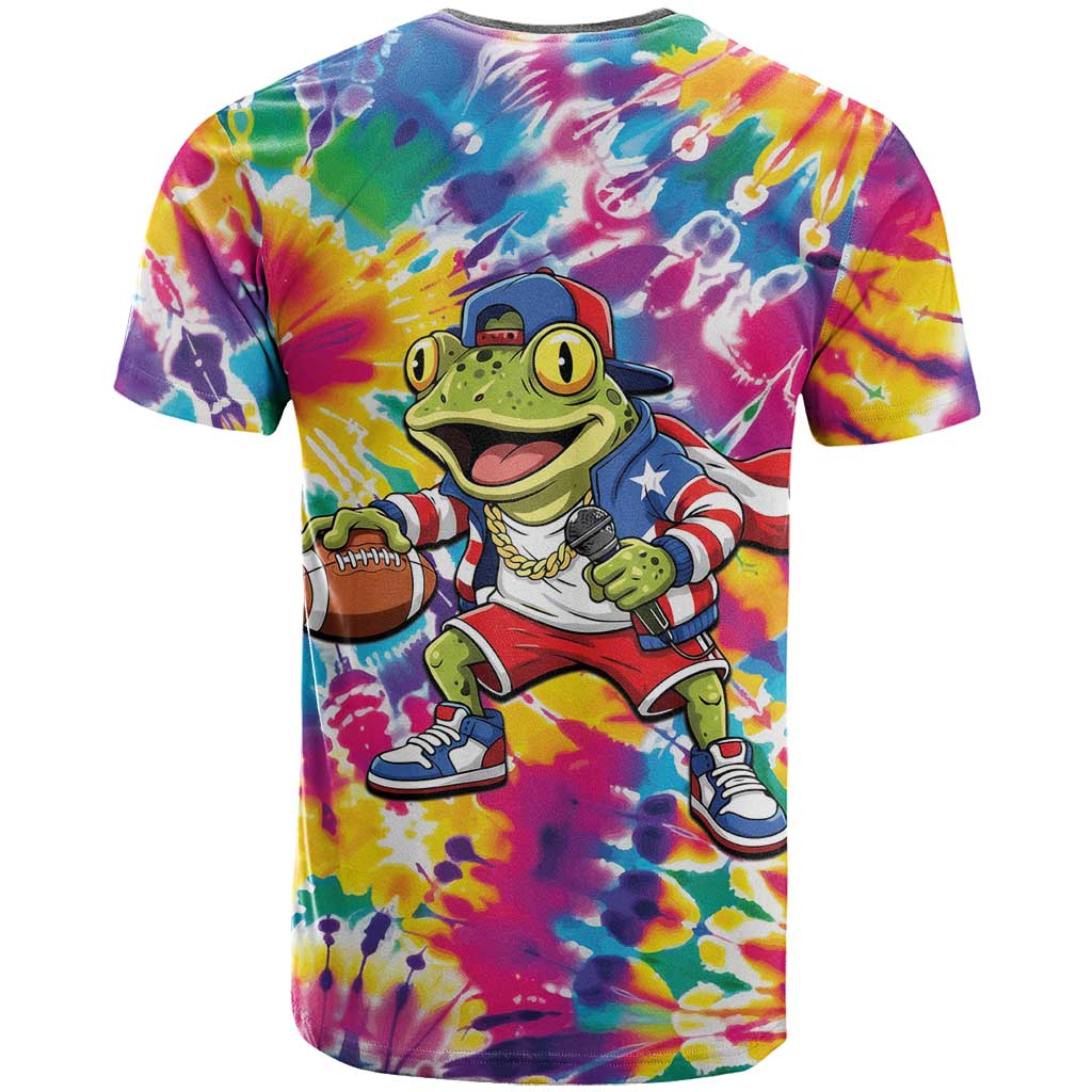 Funny Benito Coqui Frog T-Shirt Puerto Rican Coquí Football Graphic Tee