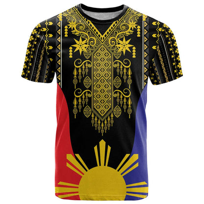 Afro Pinoy Blackapino Half Black Filipino T-Shirt Graphic Tee