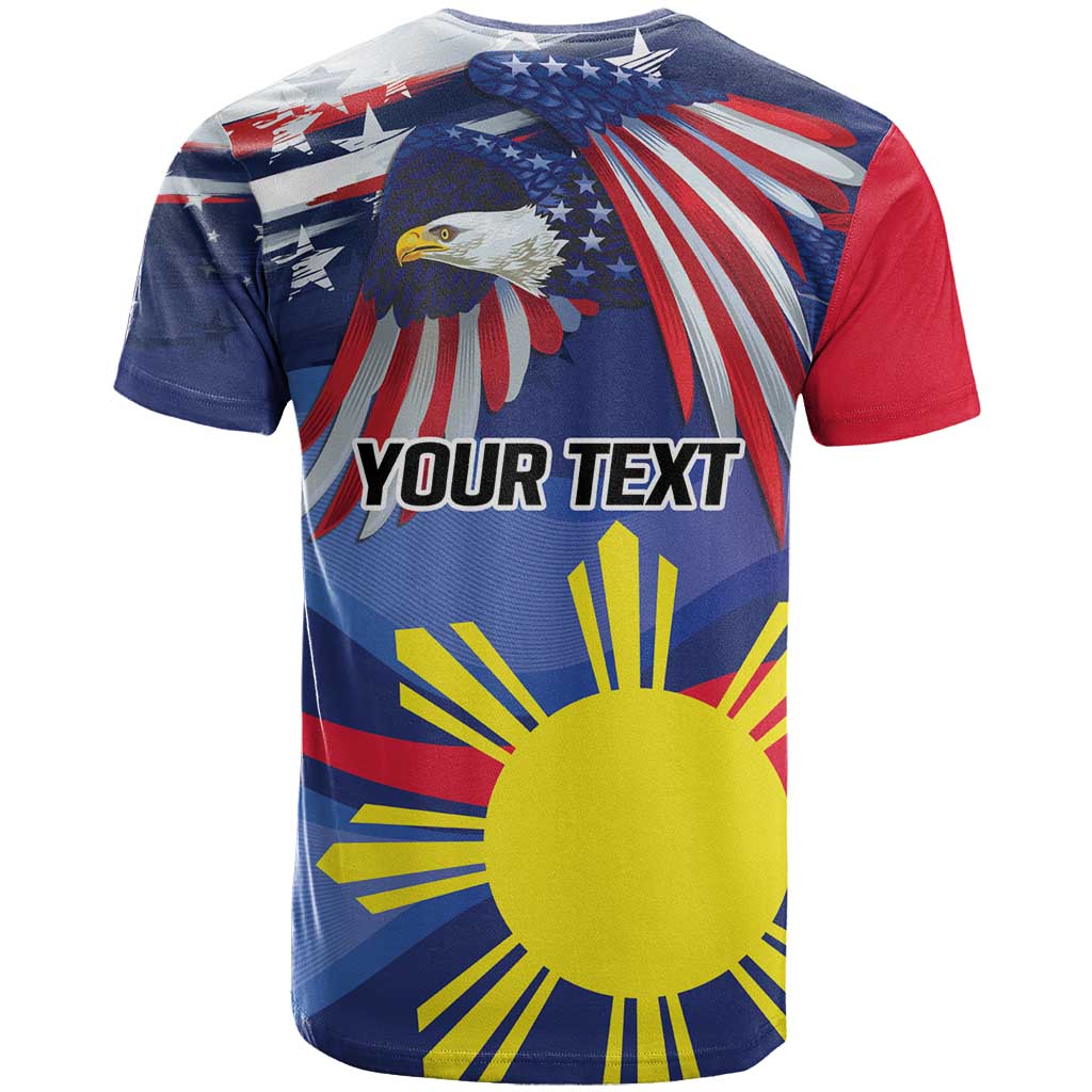 Personalized American Grown With Filipino Roots T-Shirt Graphic Tee
