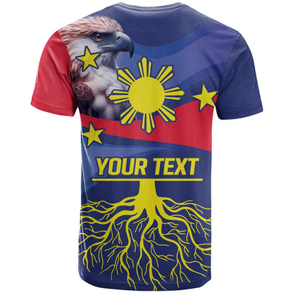 Personalized Filipino Roots Philippines Heritage T-Shirt Graphic Tee