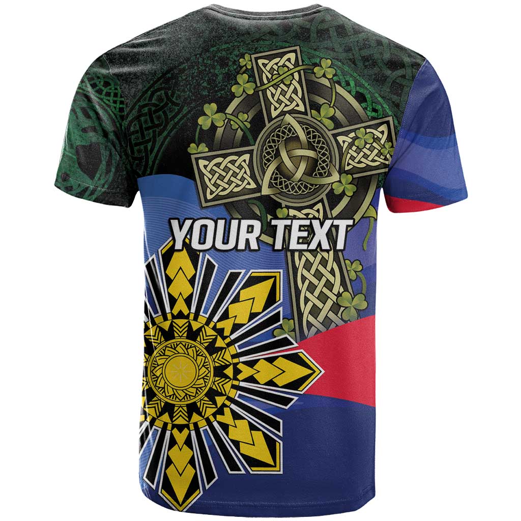 Personalized Irish Grown With Filipino Roots T-Shirt Graphic Tee