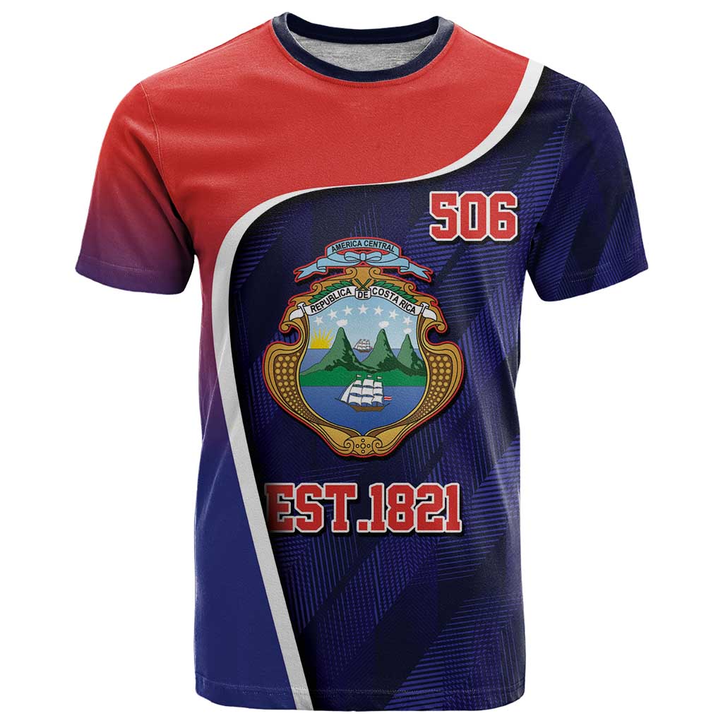 Costa Rica Independence Day T-Shirt Since 1821 September 15 Graphic Tee