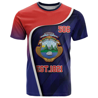 Costa Rica Independence Day T-Shirt Since 1821 September 15 Graphic Tee