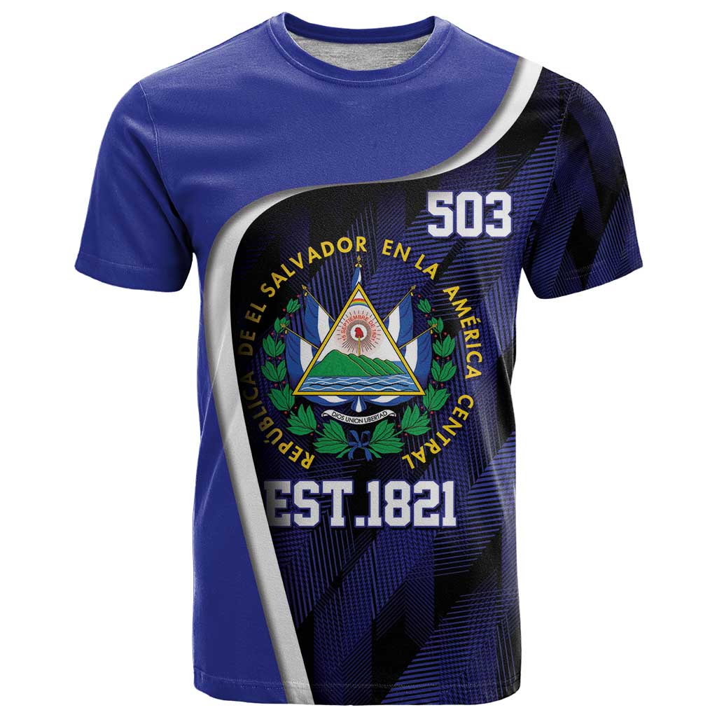 El Salvador Independence Day T-Shirt Since 1821 September 15 Graphic Tee