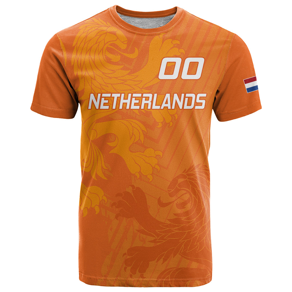Custom Netherlands Soccer T-Shirt Nederlands Vrouwenvoetbalelftal Go World Cup Graphic Tee