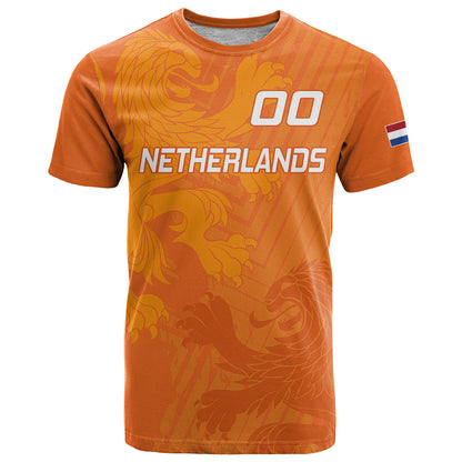 Custom Netherlands Soccer T-Shirt Nederlands Vrouwenvoetbalelftal Go World Cup Graphic Tee