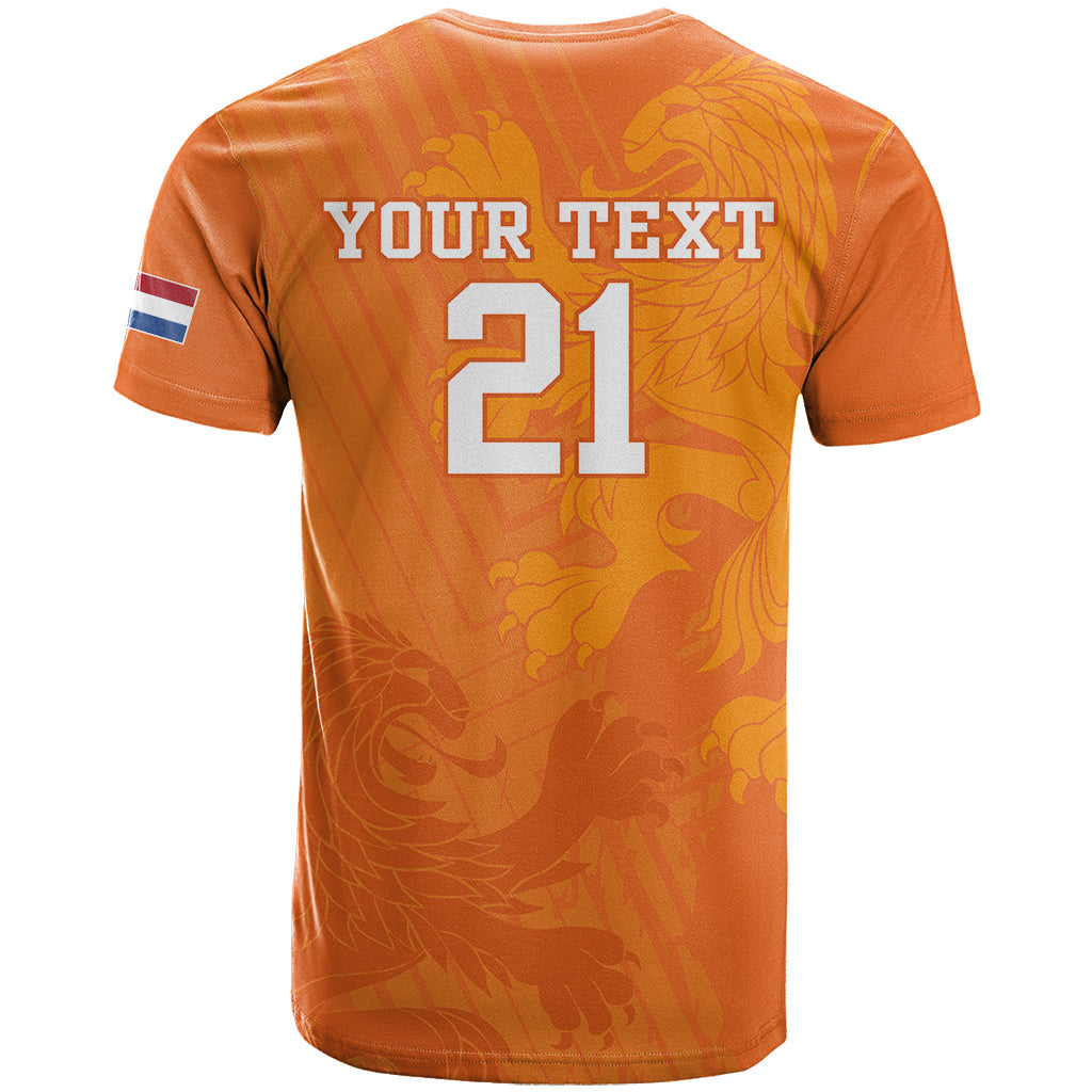 Custom Netherlands Soccer T-Shirt Nederlands Vrouwenvoetbalelftal Go World Cup Graphic Tee