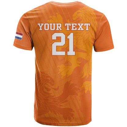 Custom Netherlands Soccer T-Shirt Nederlands Vrouwenvoetbalelftal Go World Cup Graphic Tee