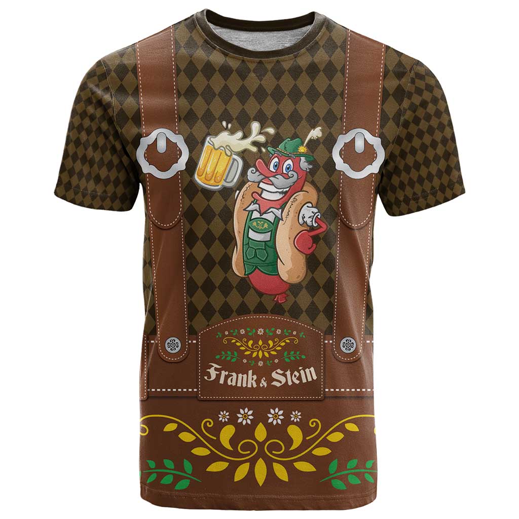 Frank & Stein Oktoberfest T-Shirt Beer Festival German Bavarian Graphic Tee