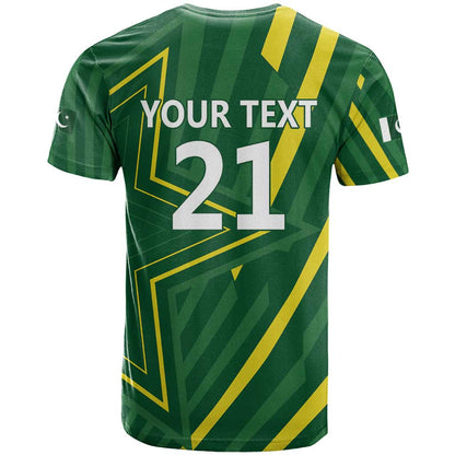 Pakistan Cricket Custom T-Shirt Shaheen Falcon Go Champions Graphic Tee